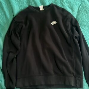 Nike Men's Black Crewneck Sweater